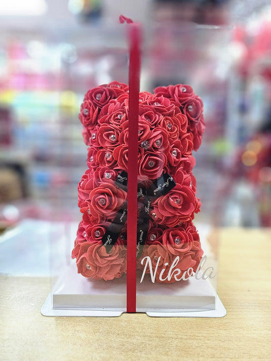 Diamond Rosebear 25cm